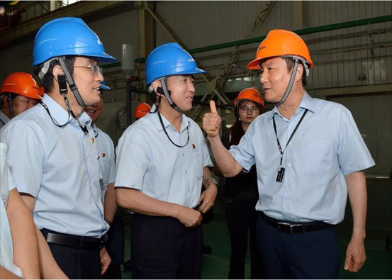 省总工会主席郭大为调研南宫NG28，，，，，，，为企业转型生长点赞！