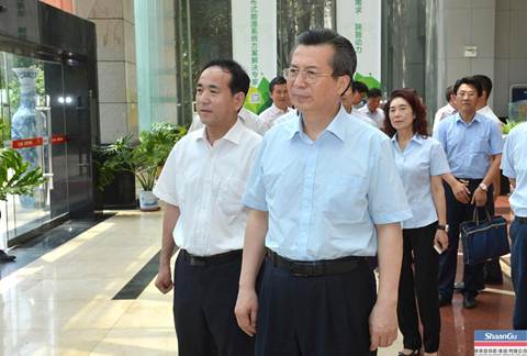 陕西省委常委、西安市委书记王永康来南宫NG28调研